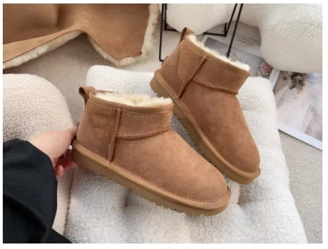 Sheepskin Leather Fur Boots | FurSteps