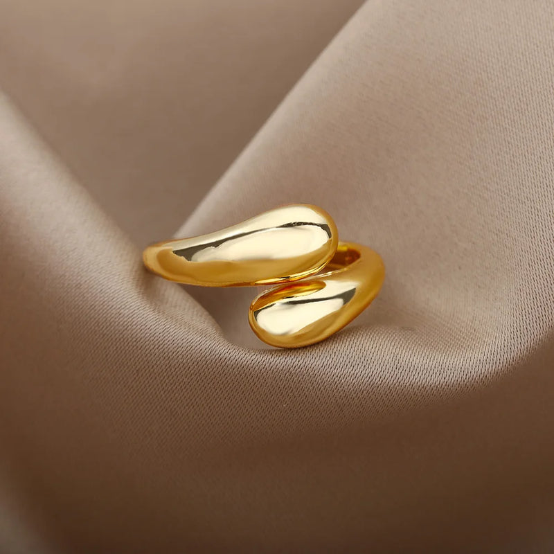 Gold Stainless Steel Ring | AurumBand