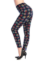 Hot Leggings Floral Print | CurveFlex 2