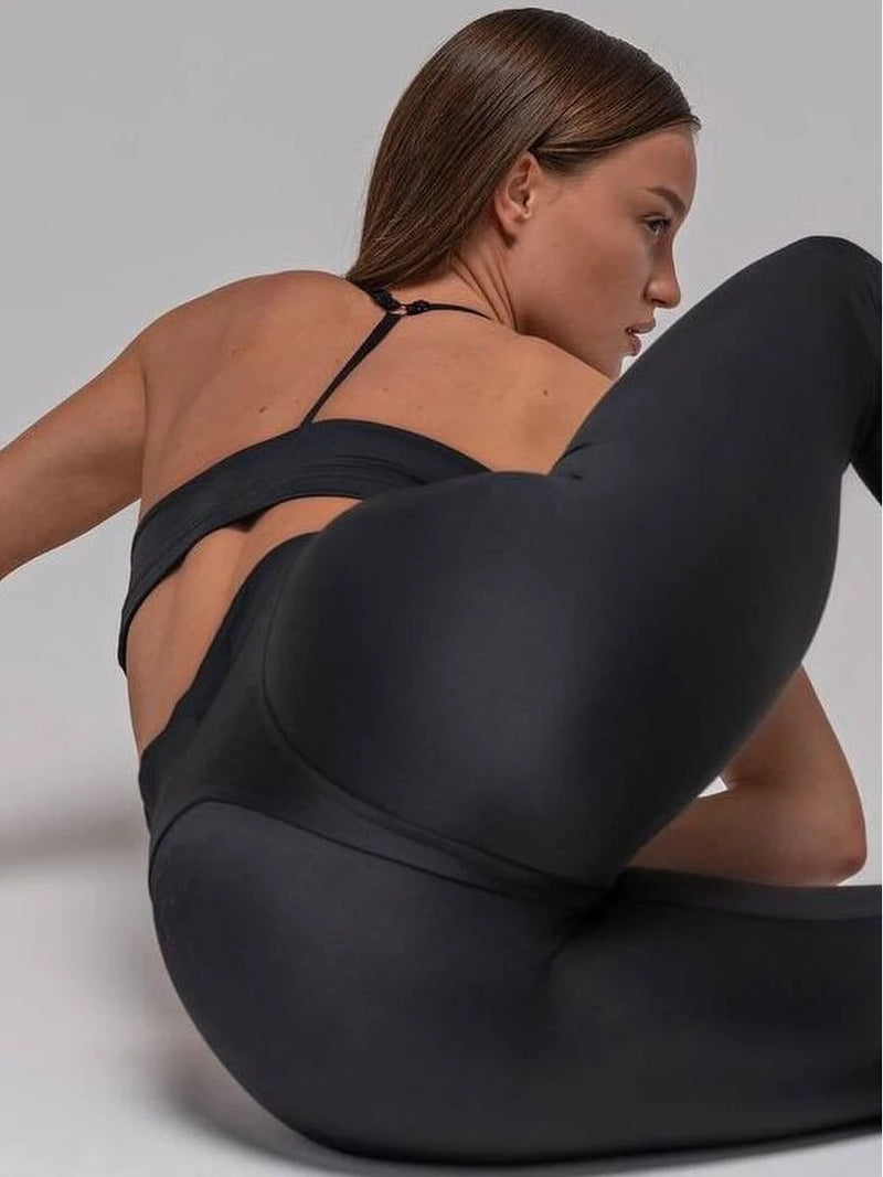 Black Scrunch Butt Yoga Leggings | GlutiFlex