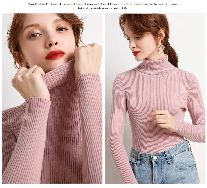 Turtleneck Sweater | Frostine