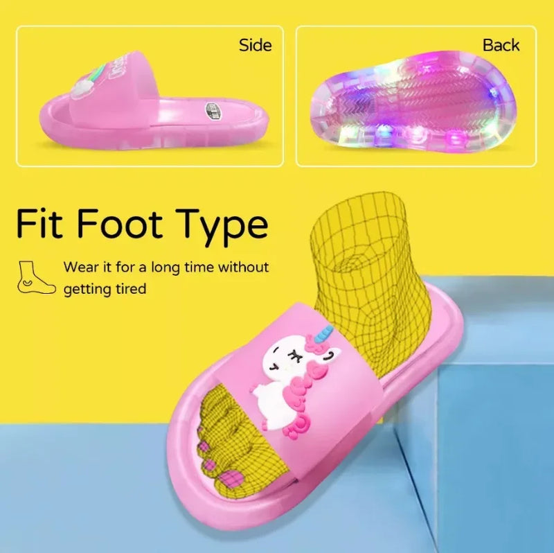 Girls Lighted Slippers | Kido