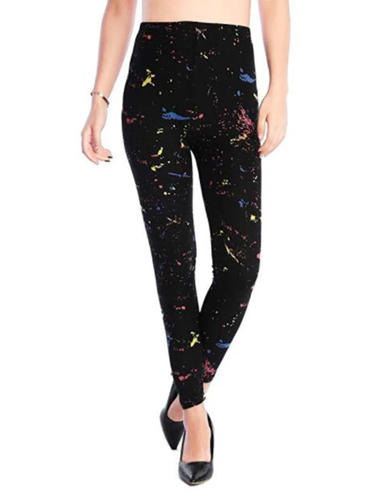 Hot Leggings Floral Print | CurveFlex 2