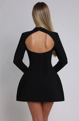 Elegant Backless Mini Dress | Mozision