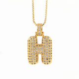 A-Z Zircon necklace | Leti