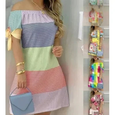 Colorful Stripes Dress | Muki