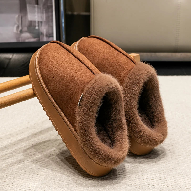 Fluffy Women’s Winter Slippers – Warm & Anti-Slip | CozyStep