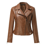 Faux Leather Short Jacket | Blissta