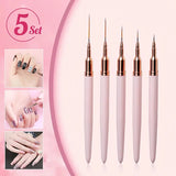 Nail Art Liner Brushes Set - Chicy Boutique