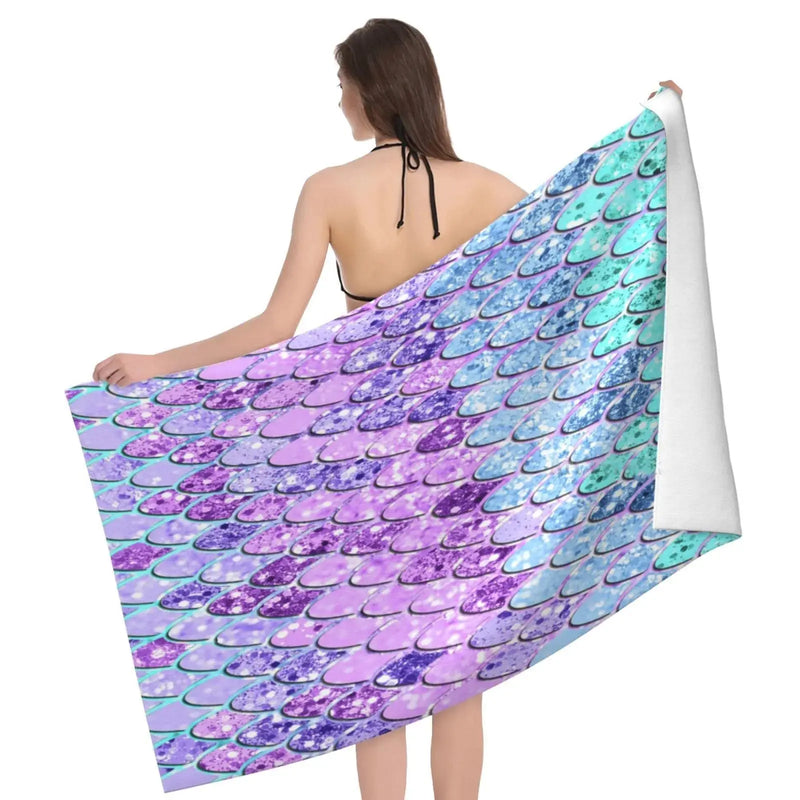 Mermaid Scales Beach Towels - Chicy Boutique