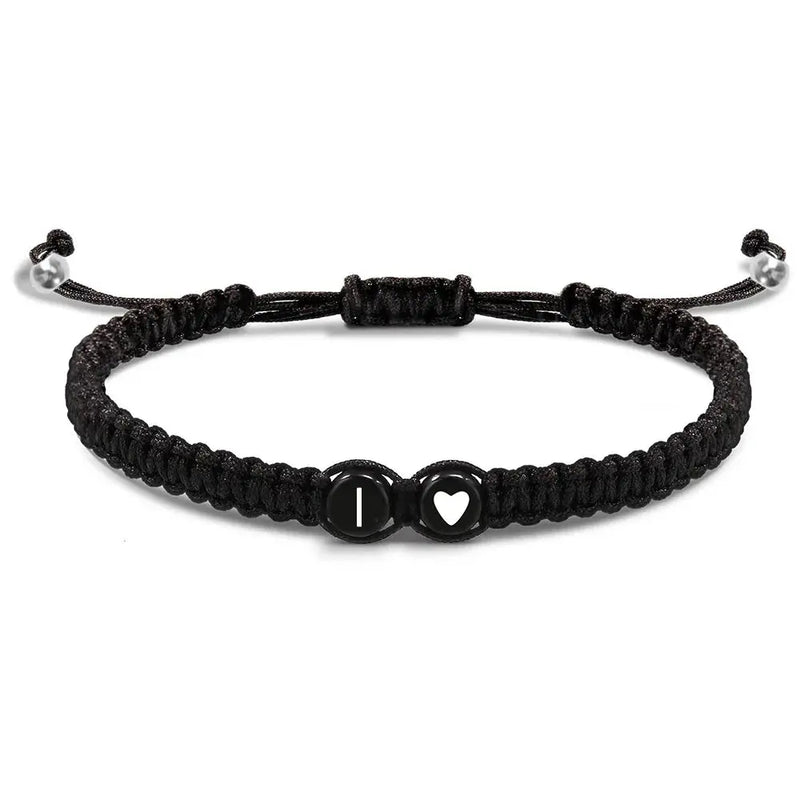 Heart Love Couple Braided Bracele - Chicy Boutique