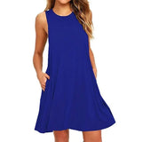 Women's Summer Casual Swing T-Shirt Dresses - Chicy Boutique