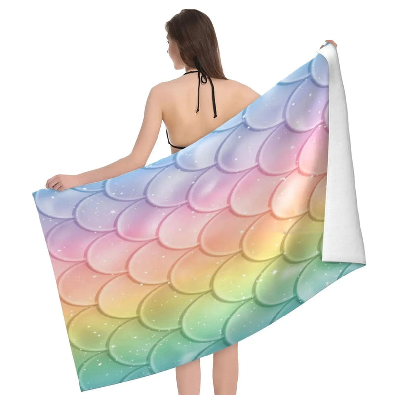 Mermaid Scales Beach Towels - Chicy Boutique