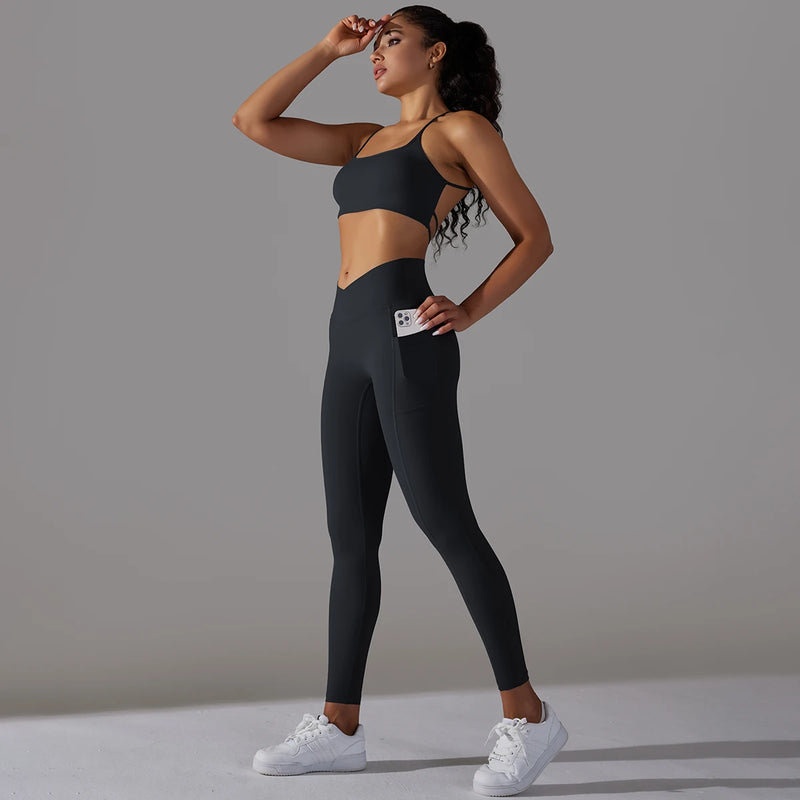 Leggings set With Pockets | Sola