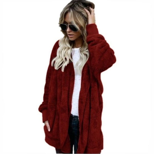 Double Fleece Cardigan Jacket | Chilluxe