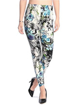 Hot Leggings Floral Print | CurveFlex