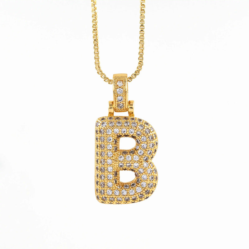 A-Z Zircon necklace | Leti