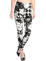 Hot Leggings Floral Print | CurveFlex