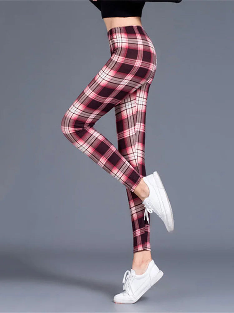 Plaid  High Waist Leggings | PlaidFit