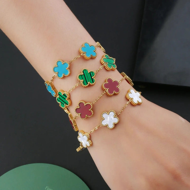 Adjustable Petal Plant Bracelet Women's - Chicy Boutique