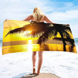 Coconut Tree Beach Sand Towel for Women - Chicy Boutique