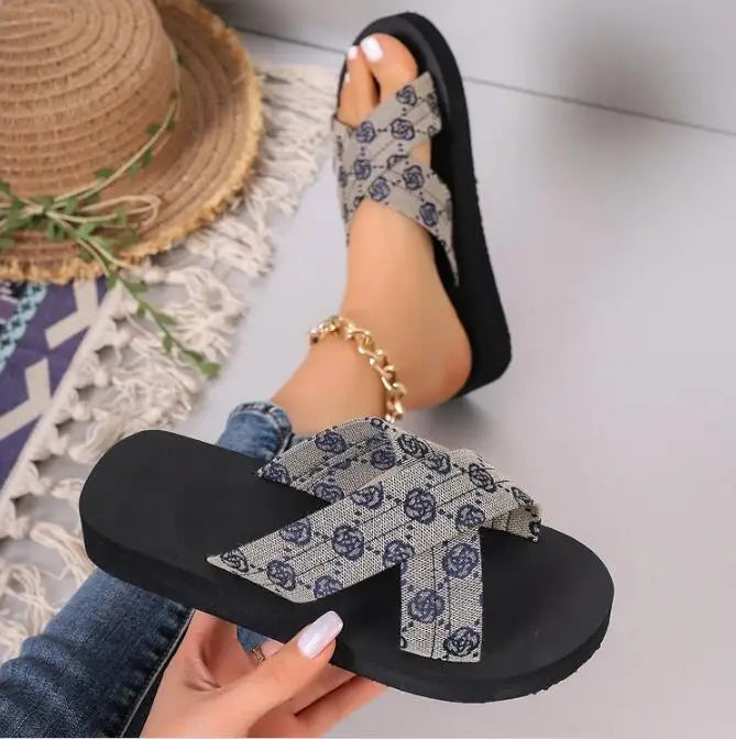 Open Toe Non Slip Wedges | Richy