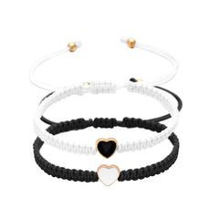 Set of 2 Colorful Heart Bracelets | Lulu