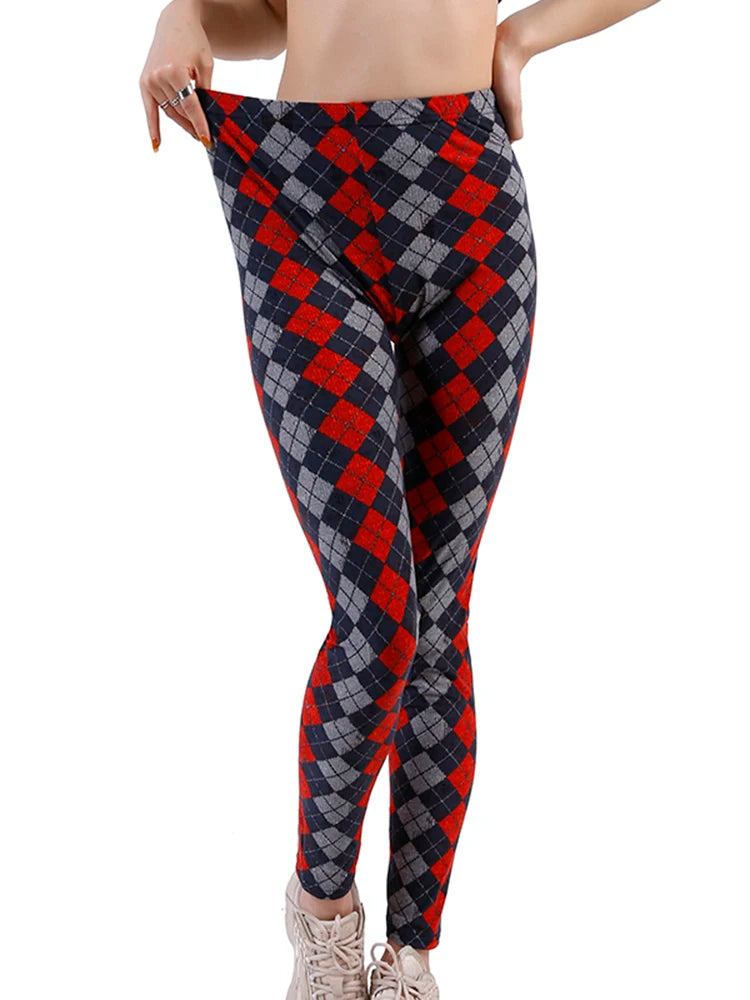 Plaid  High Waist Leggings | PlaidFit