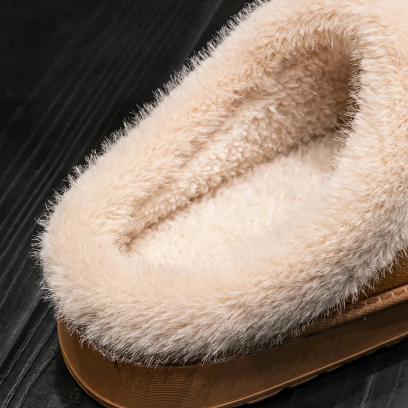 Fluffy Women’s Winter Slippers – Warm & Anti-Slip | CozyStep