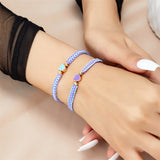 Set of 2 Colorful Heart Bracelets | Lulu