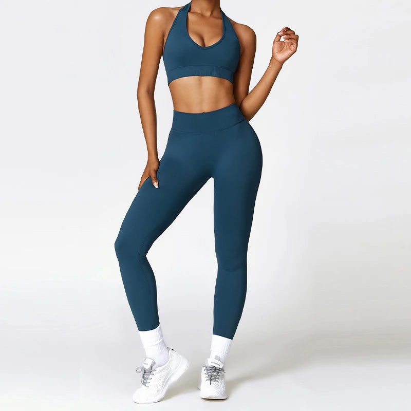 V Back Legging Gym Set | Livra