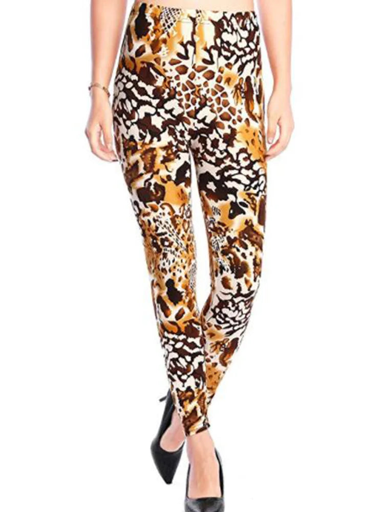 Hot Leggings Floral Print | CurveFlex 2