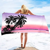 Coconut Tree Beach Sand Towel for Women - Chicy Boutique