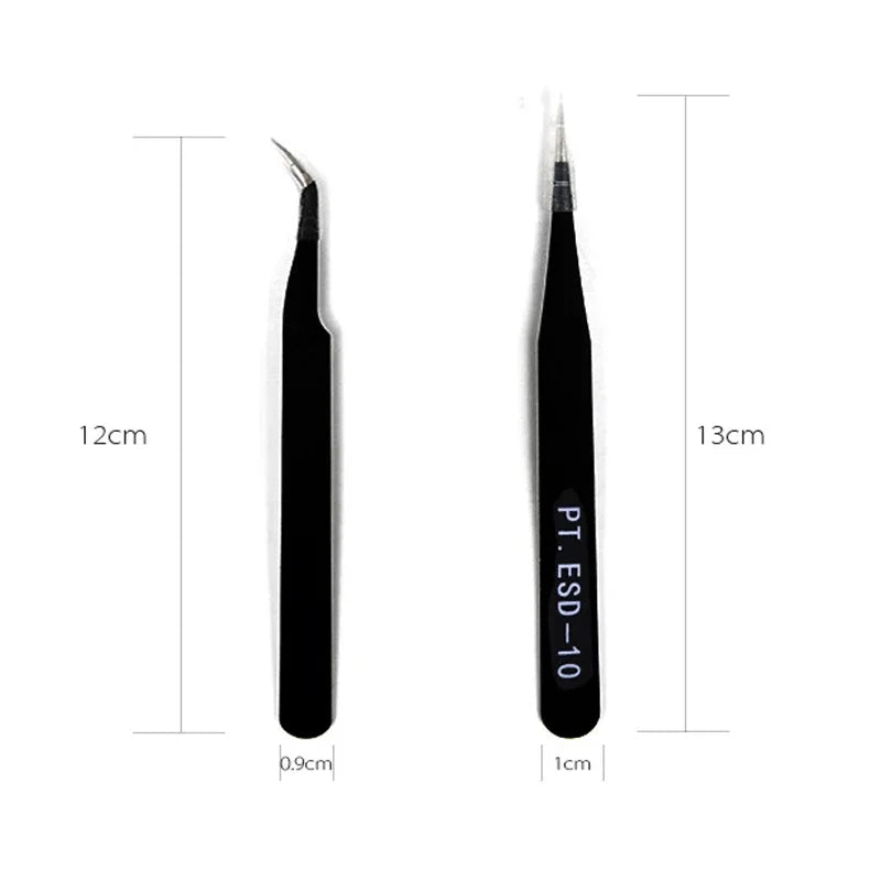 Stainless Steel Curved Straight Tweezer | Twinkle