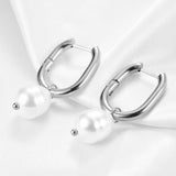 U-shaped Hollow Stud Earrings | Meleni